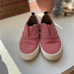 Casual Salmon Canvas Slip-Ons